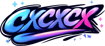 cxcxcx সাইটের হলুদ নীল লোগো